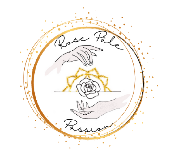 Logo Rose pale passion, massage à l'Isle Adam